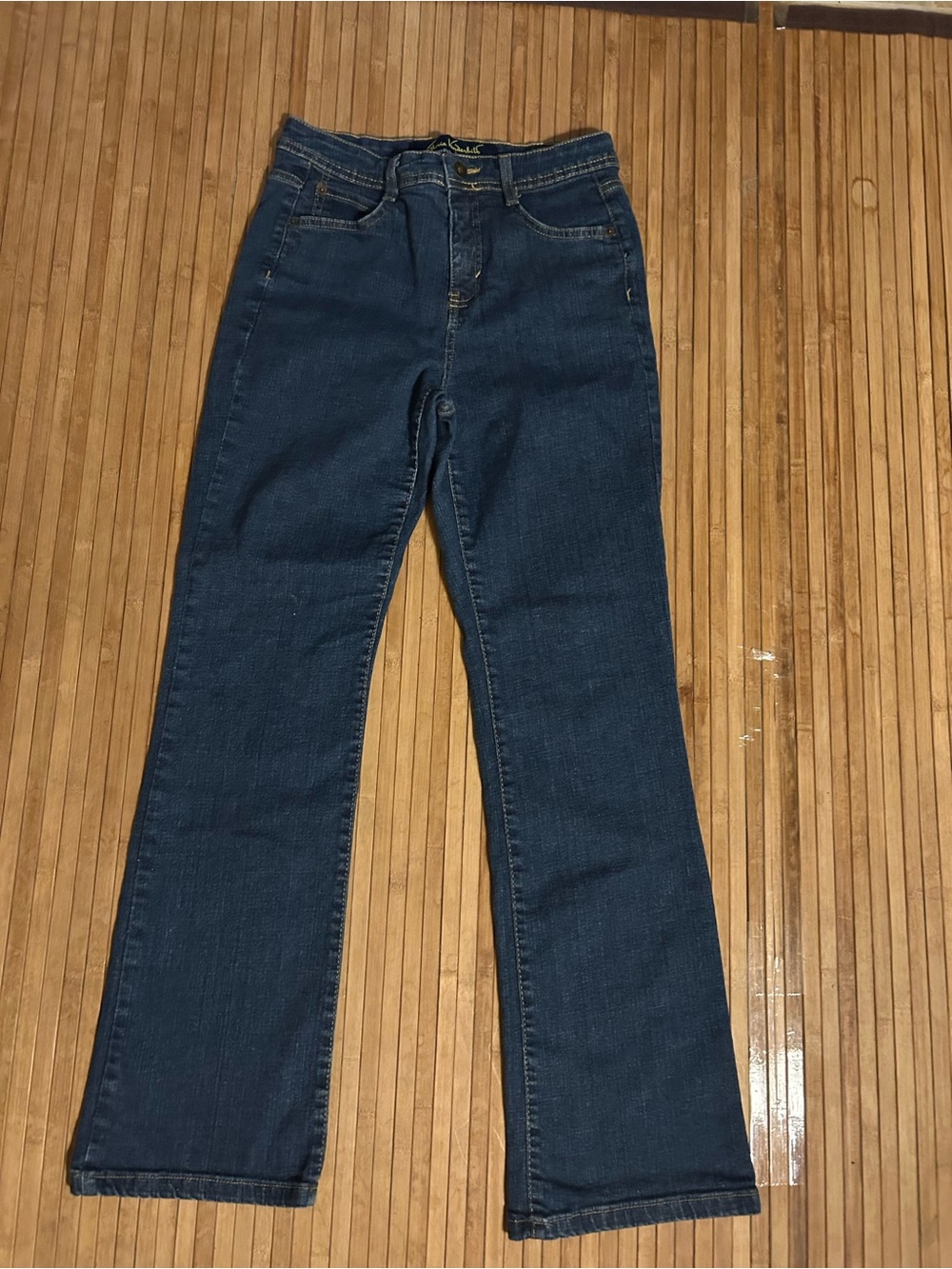 Gloria Vanderbilt Women’s Sz 8 Cotton Blend The Perfect Fit Darkwash Rodeo Jeans